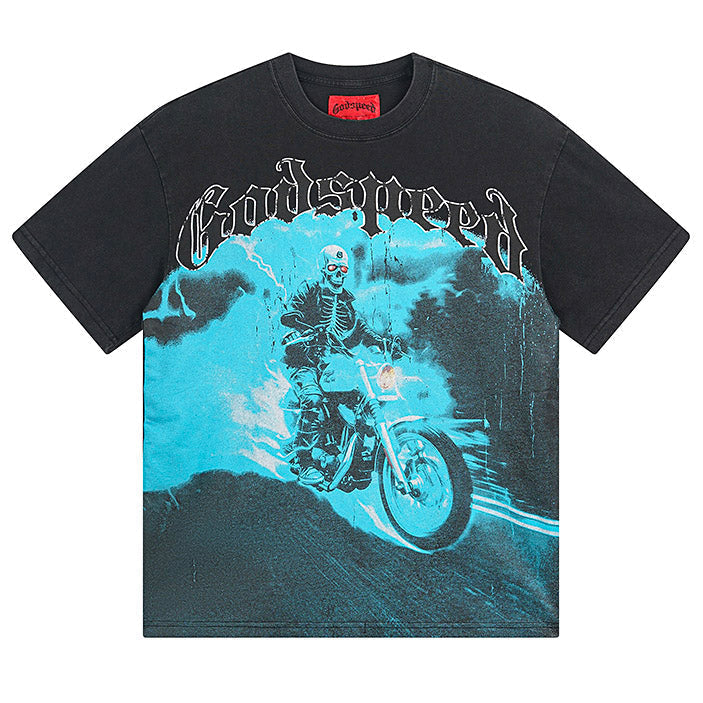 GODSPEED Long Lonely Road Thermal T-Shirt – 100% Cotton Graphic Tee