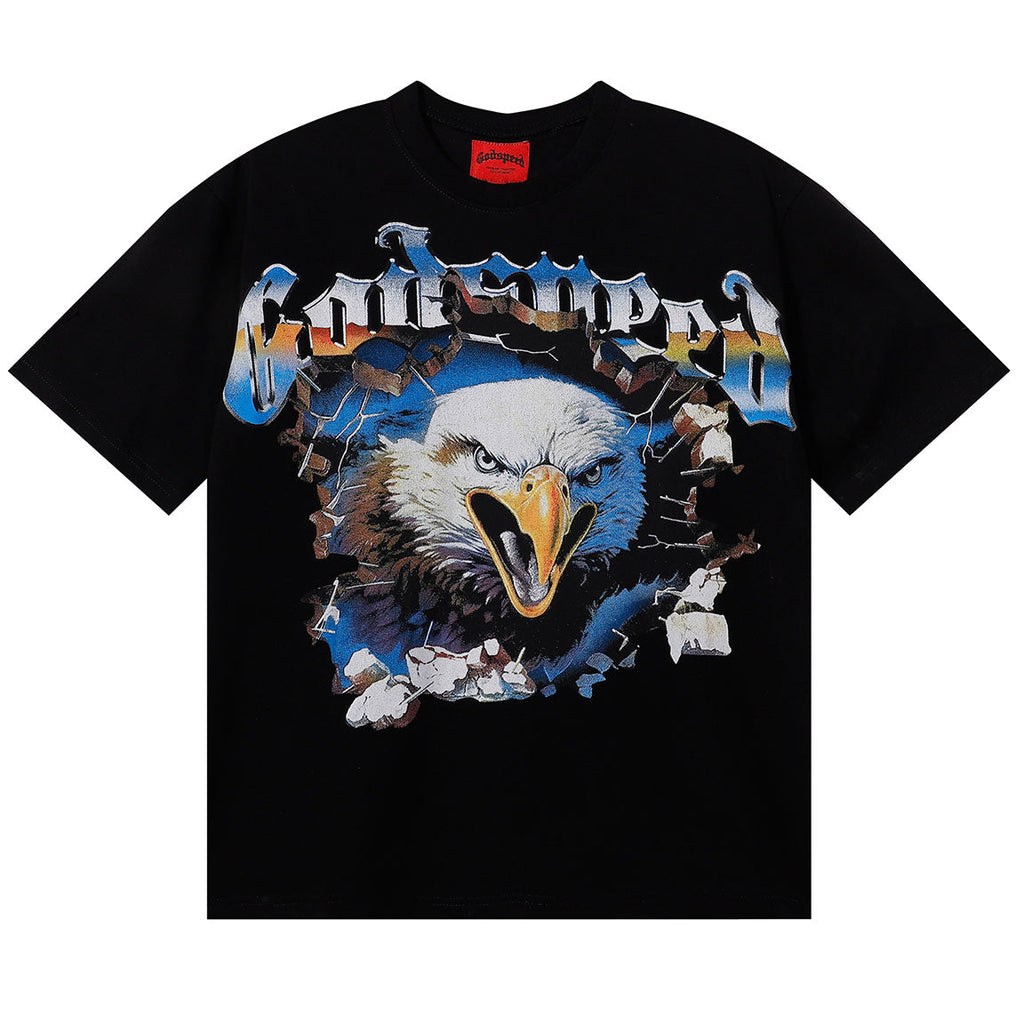 GODSPEED Eagle T-Shirt – 100% Cotton Graphic Tee