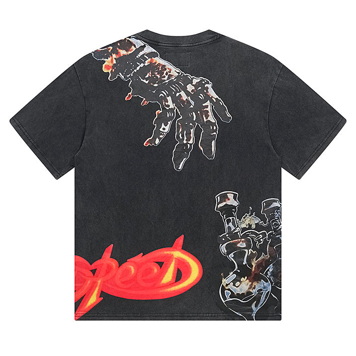GODSPEED Skull T-Shirt – 100% Cotton Graphic Tee
