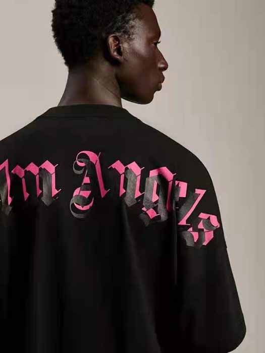Palm Angels Oversized Gothic Back Logo T-Shirt