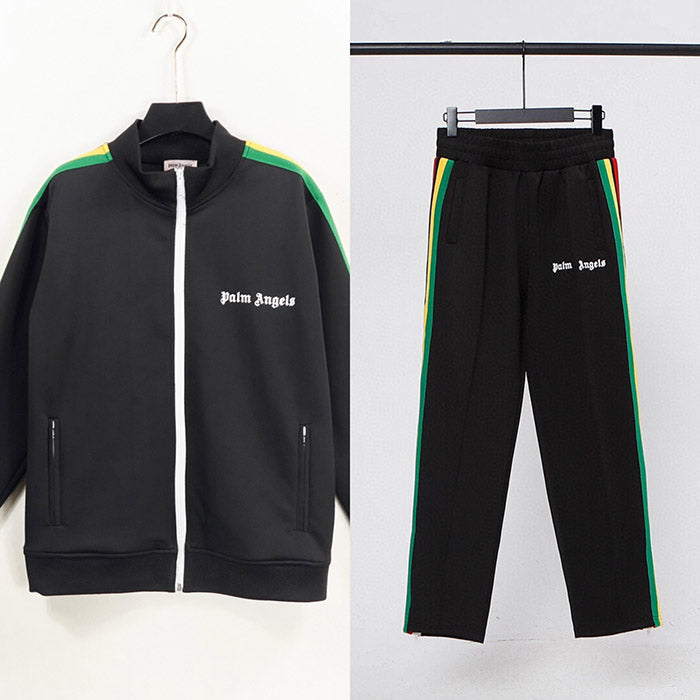 Palm Angels Black Tracksuit Set – Jacket, Pants & Suit