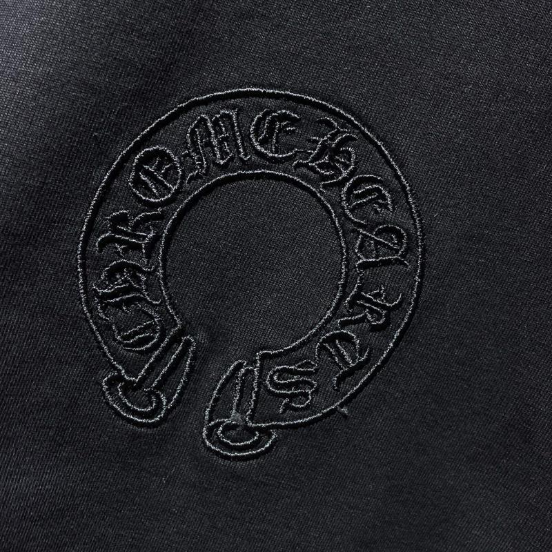 Chrome Hearts Oversized Tonal Fleur Cross Appliqué Tee – Black / White / Grey