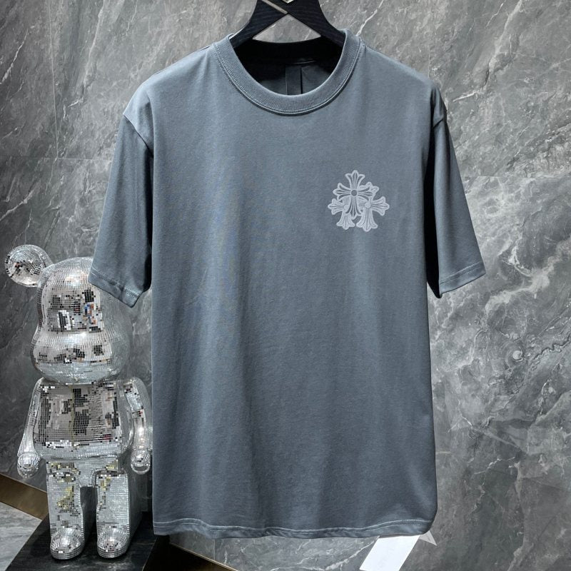 Chrome Hearts Essential Cotton T-Shirt – Black, Grey & White