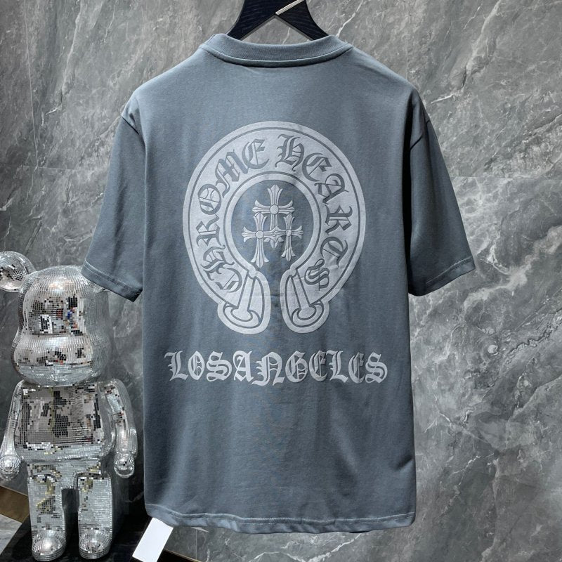 Chrome Hearts Essential Cotton T-Shirt – Black, Grey & White