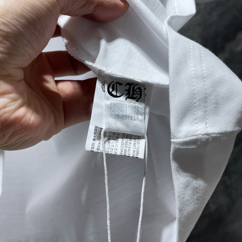 Chrome Hearts Signature Cotton T-Shirt – Black, Grey & White