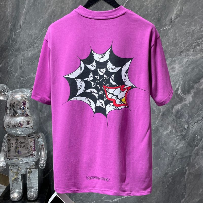 Chrome Hearts Matty Boy PHYS Short Sleeve T-Shirt – Purple