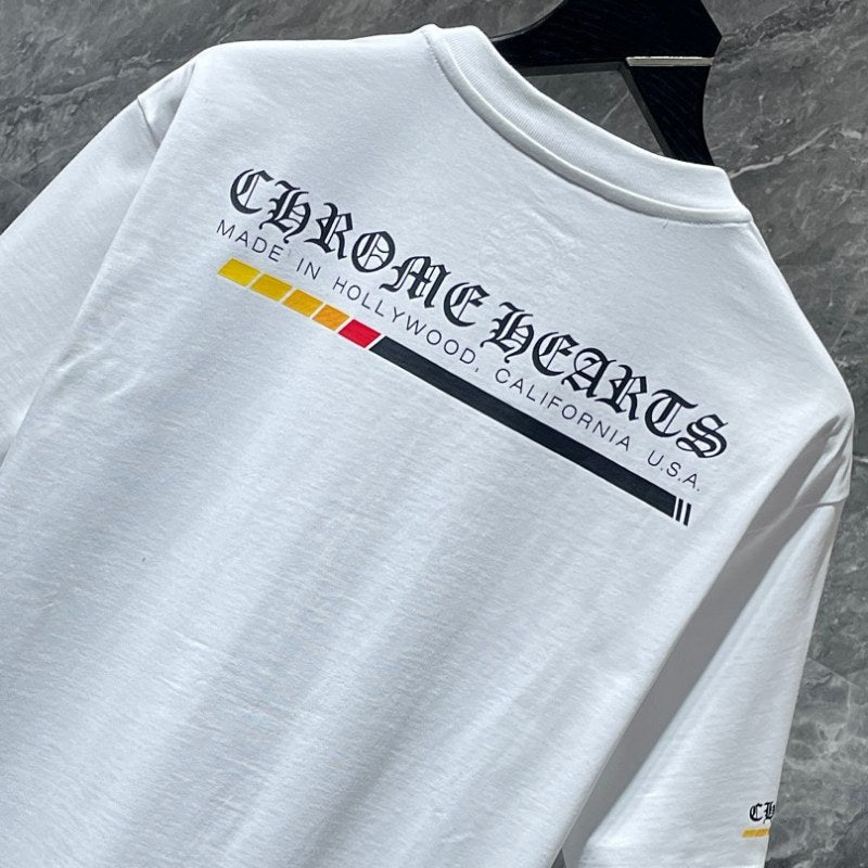 Chrome Hearts Bold Cotton T-Shirt – Black & White