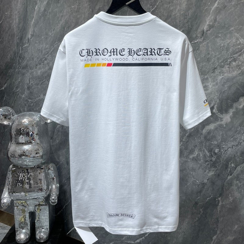 Chrome Hearts Bold Cotton T-Shirt – Black & White