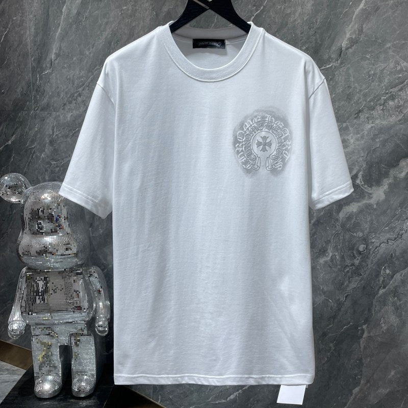 Chrome Hearts Graphic Cotton T-Shirt – Black & White