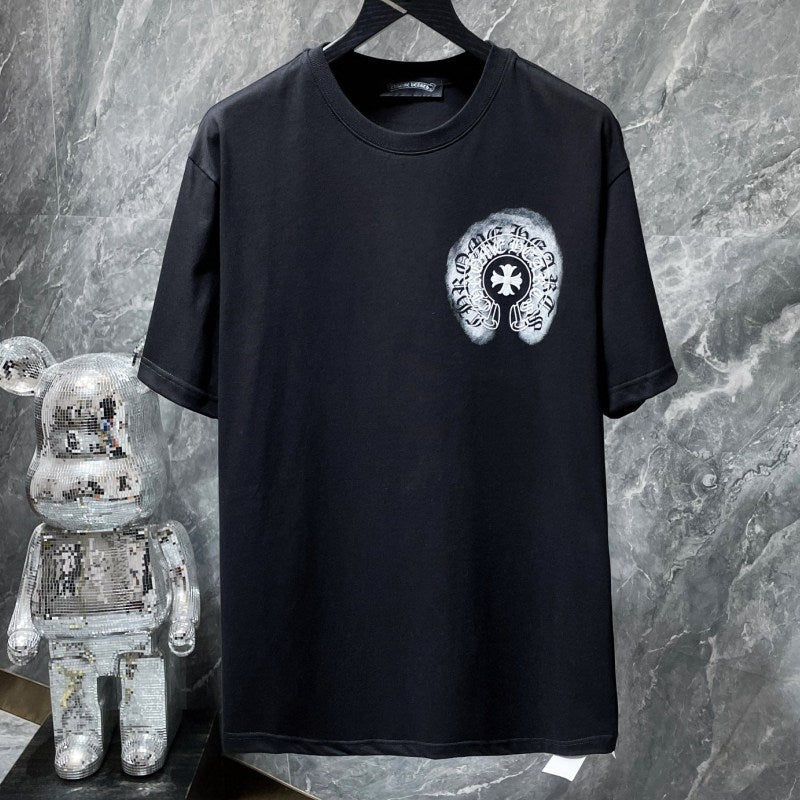 Chrome Hearts Graphic Cotton T-Shirt – Black & White