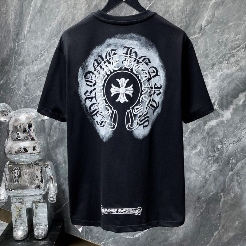 Chrome Hearts Graphic Cotton T-Shirt – Black & White