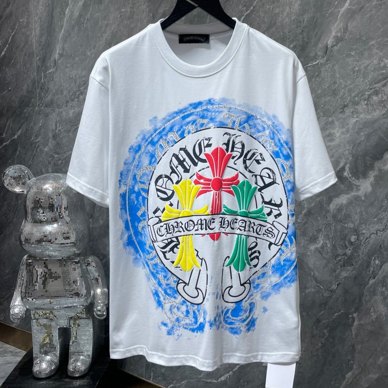 Chrome Hearts Premium Cotton T-Shirt – Black & White