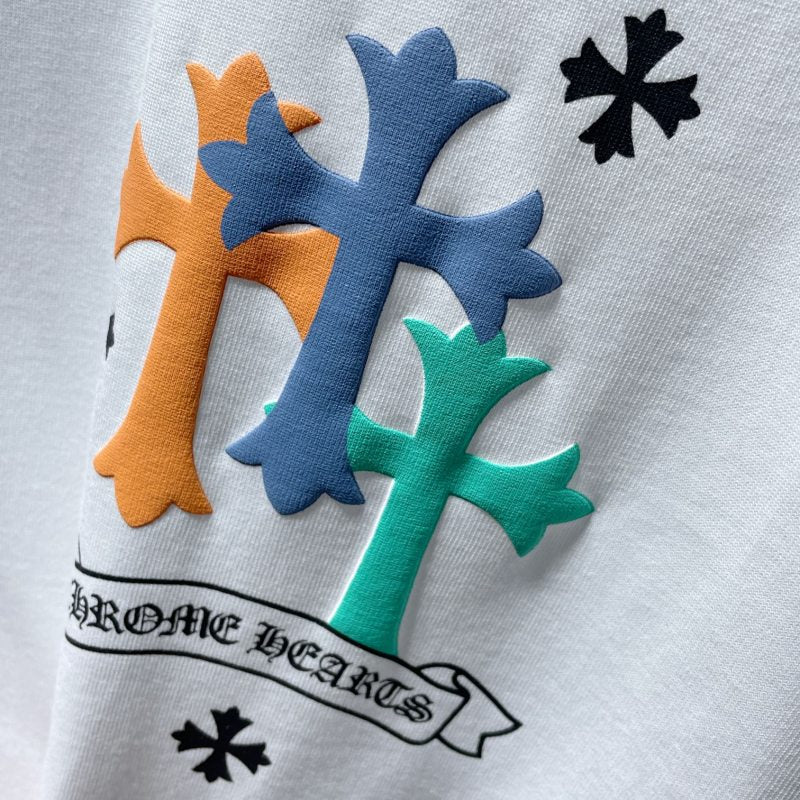 Chrome Hearts x Matty Boy Smiley Daisy Bouquet Horseshoe Tee – Black / White