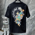 Chrome Hearts x Matty Boy Smiley Daisy Bouquet Horseshoe Tee – Black / White