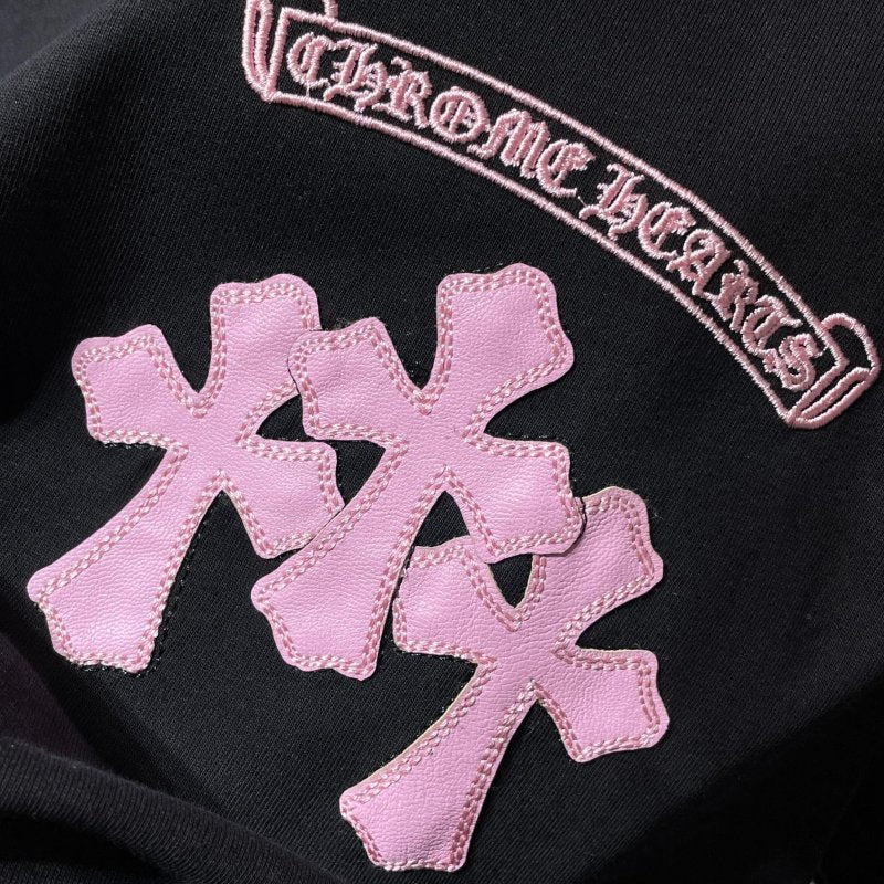 Chrome Hearts x Matty Boy Caution Pink Lips Graphic Tee – White / Black / Gray