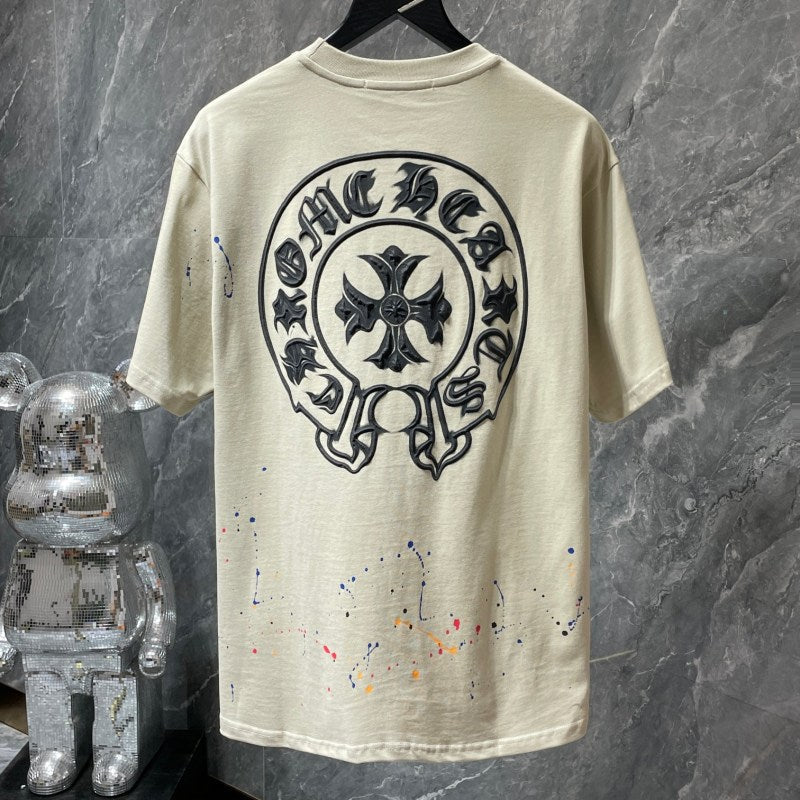 Chrome Hearts T-Shirt – Black & Khaki