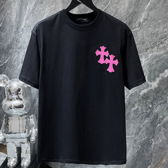 Chrome Hearts T-Shirt – Pink, Black & White