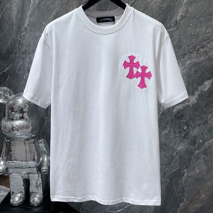 Chrome Hearts T-Shirt – Pink, Black & White