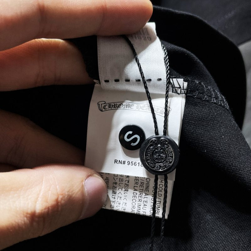 Chrome Hearts Rainbow Cross Circle Gothic Graphic Tee – Black / White