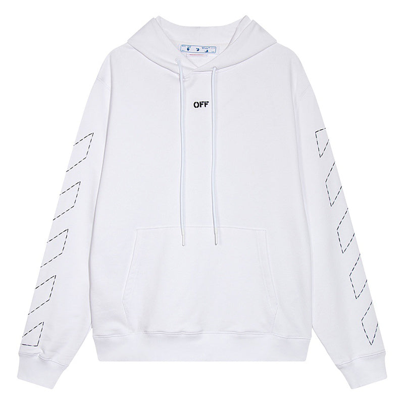 OFF-WHITE Sickle Sketch Embroidery Arrow Hoodie