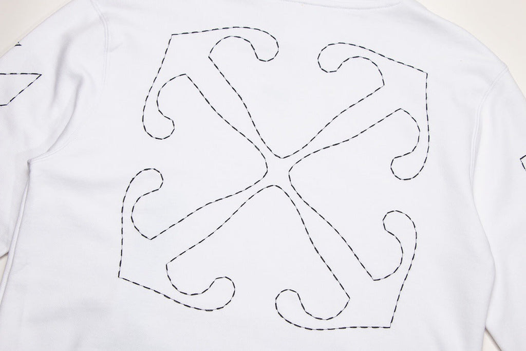 OFF-WHITE Sickle Sketch Embroidery Arrow Hoodie