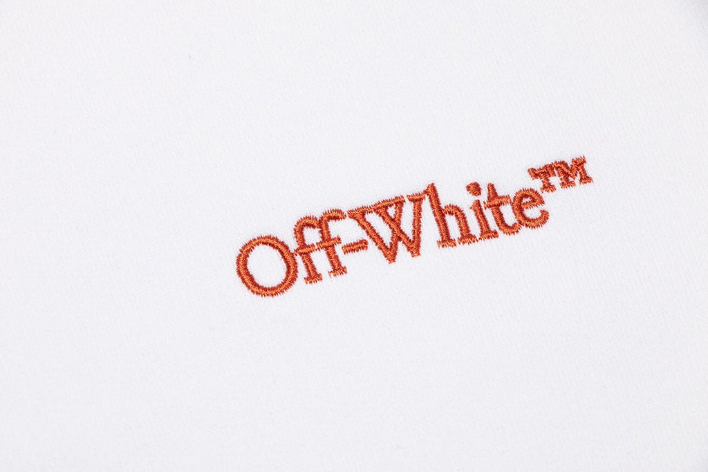 OFF WHITE Scratch Arrow Hoodie – Black & White