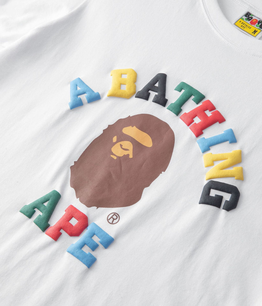 BAPE Color Camo College T-Shirt