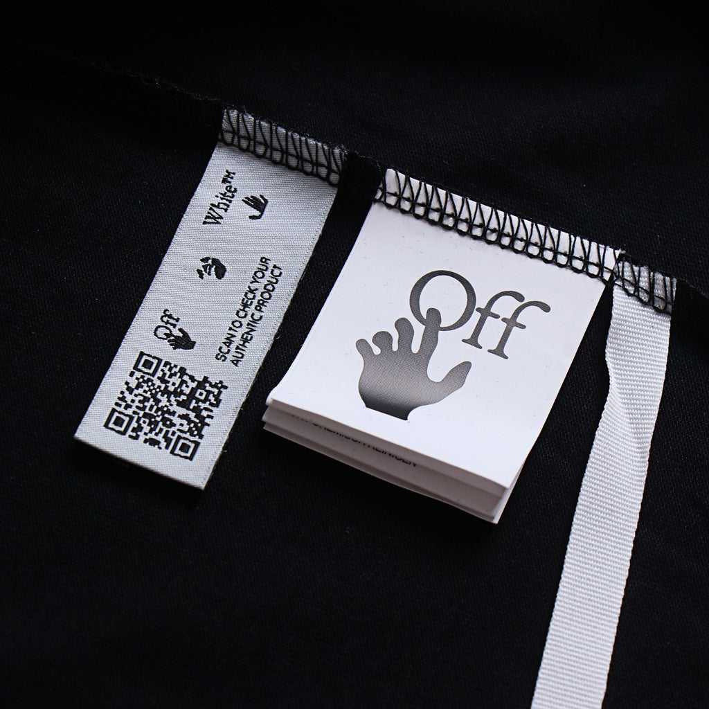 OFF-WHITE "WHT" Brushstroke Arrow Graphic T-Shirt