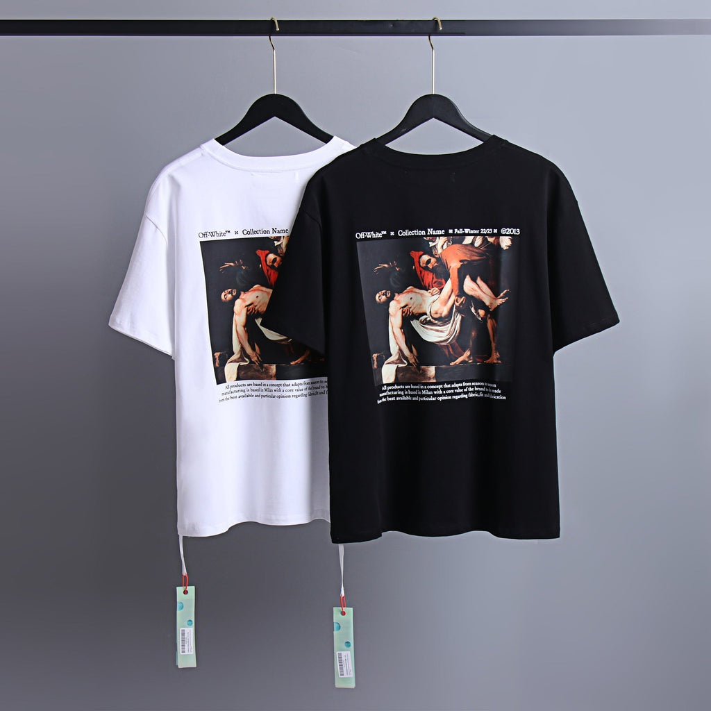 OFF-WHITE Caravaggio "Entombment" Baroque Art Graphic T-Shirt