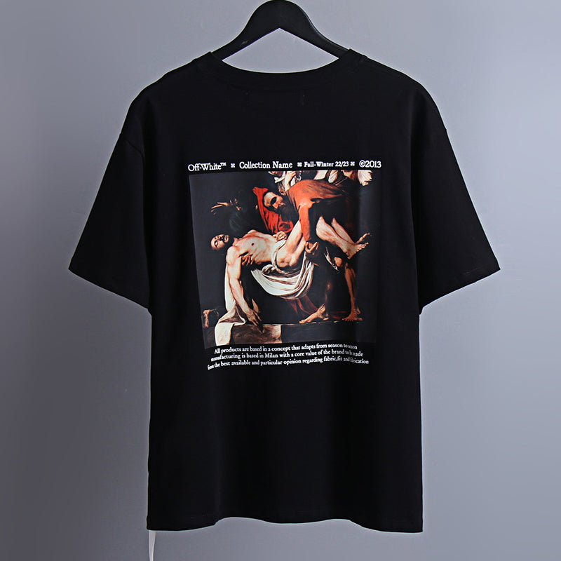OFF-WHITE Caravaggio "Entombment" Baroque Art Graphic T-Shirt