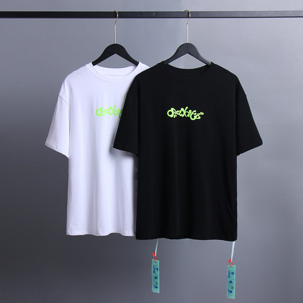 OFF-WHITE "Exactly The Opposite" Neon Arrow Graphic T-Shirt