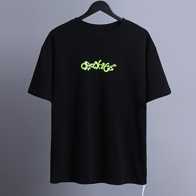 OFF-WHITE "Exactly The Opposite" Neon Arrow Graphic T-Shirt