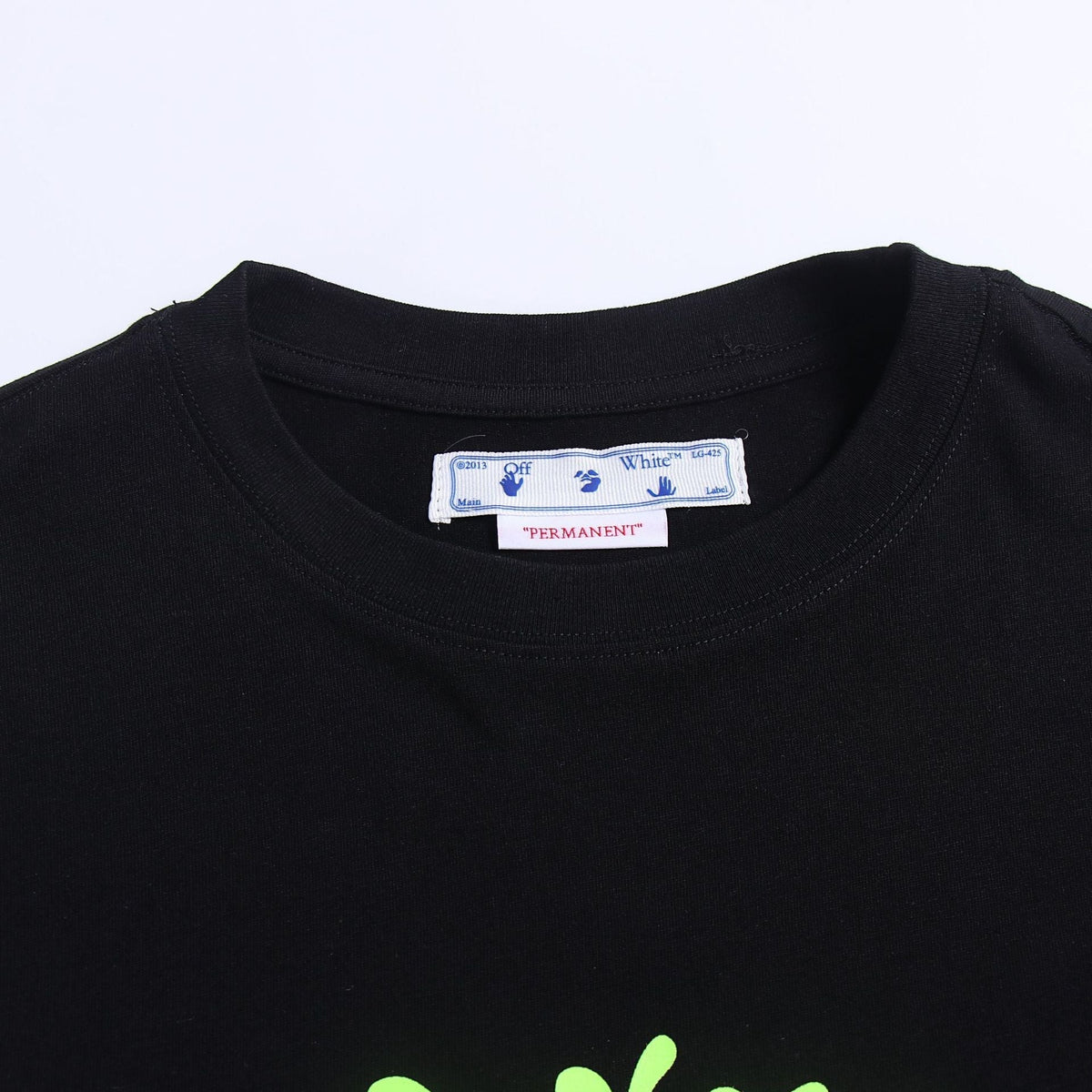 OFF-WHITE "Exactly The Opposite" Neon Arrow Graphic T-Shirt