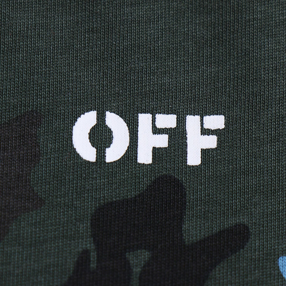 OFF-WHITE "Seeing Things" Camo Arrow Graphic T-Shirt