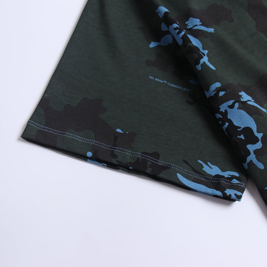 OFF-WHITE "Seeing Things" Camo Arrow Graphic T-Shirt
