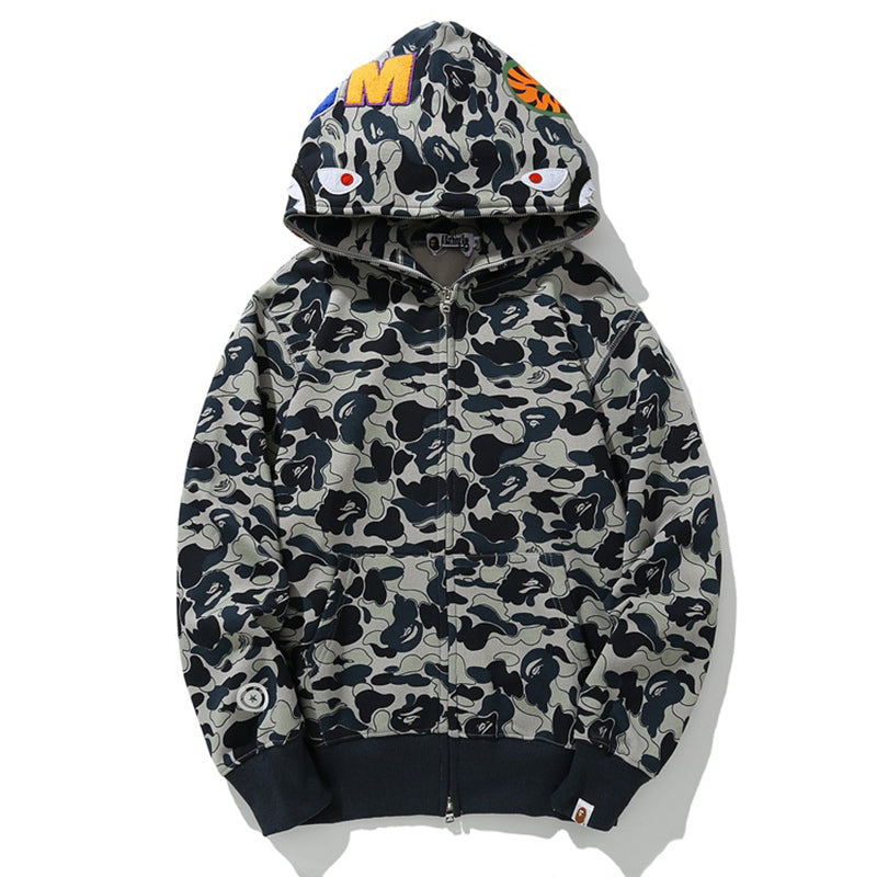 BAPE Camo Full-Zip Hoodie