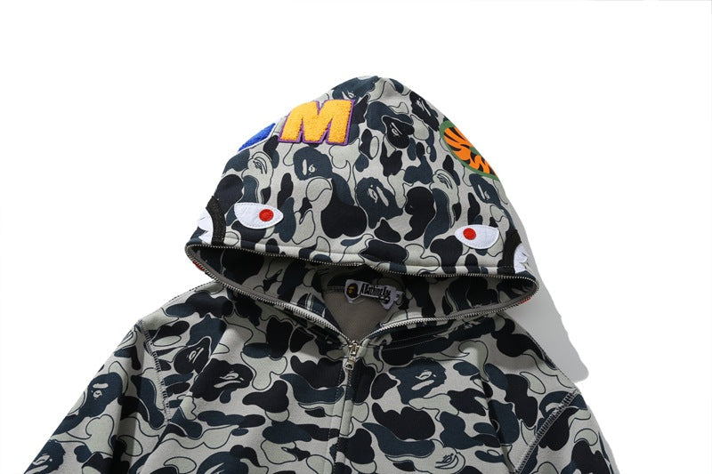 BAPE Camo Full-Zip Hoodie