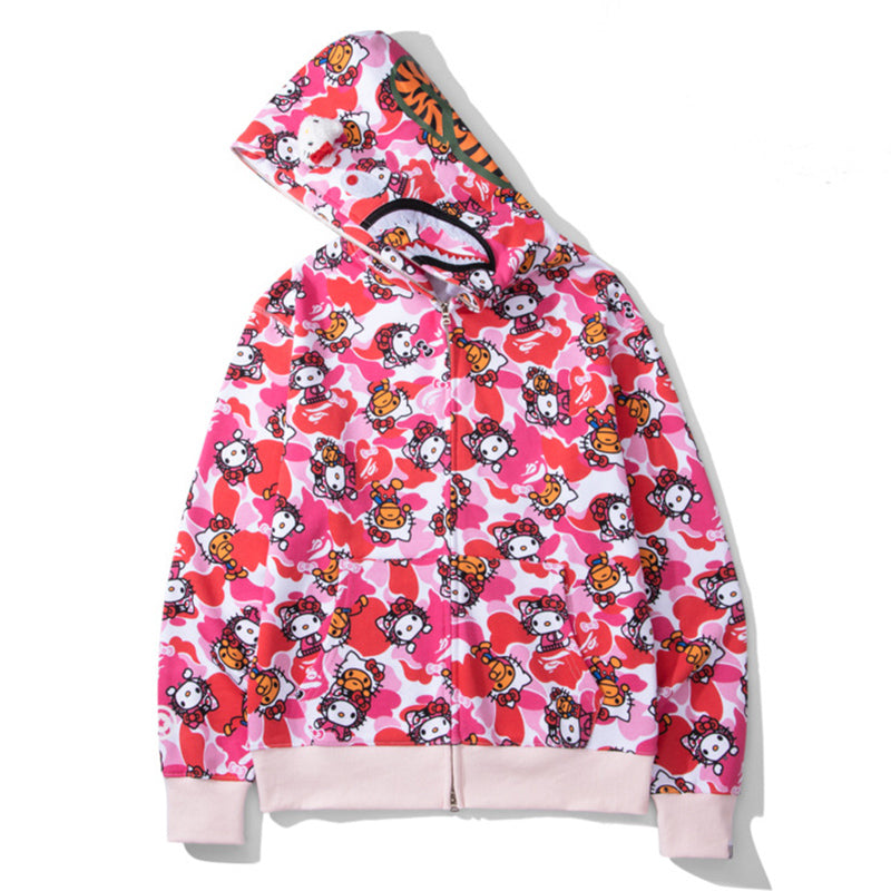 BAPE x Hello Kitty Camo Hoodie