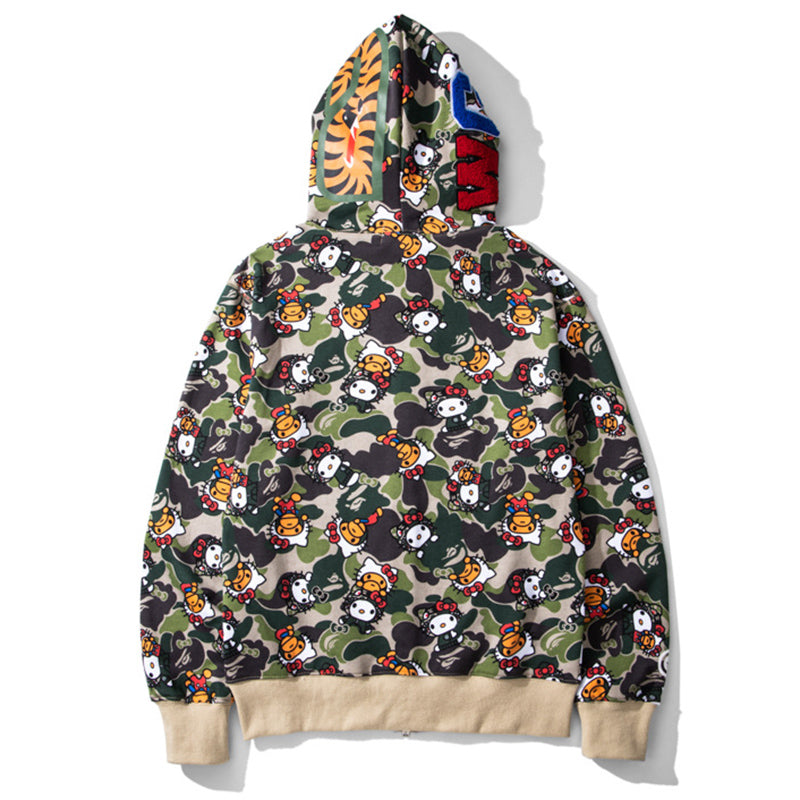 BAPE x Hello Kitty Camo Hoodie