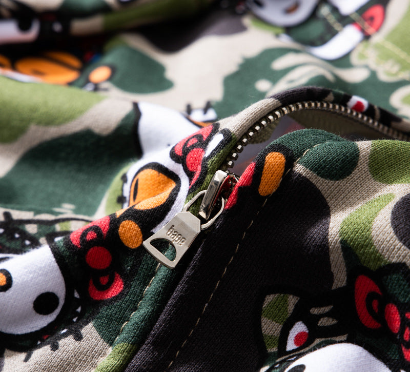 BAPE x Hello Kitty Camo Hoodie