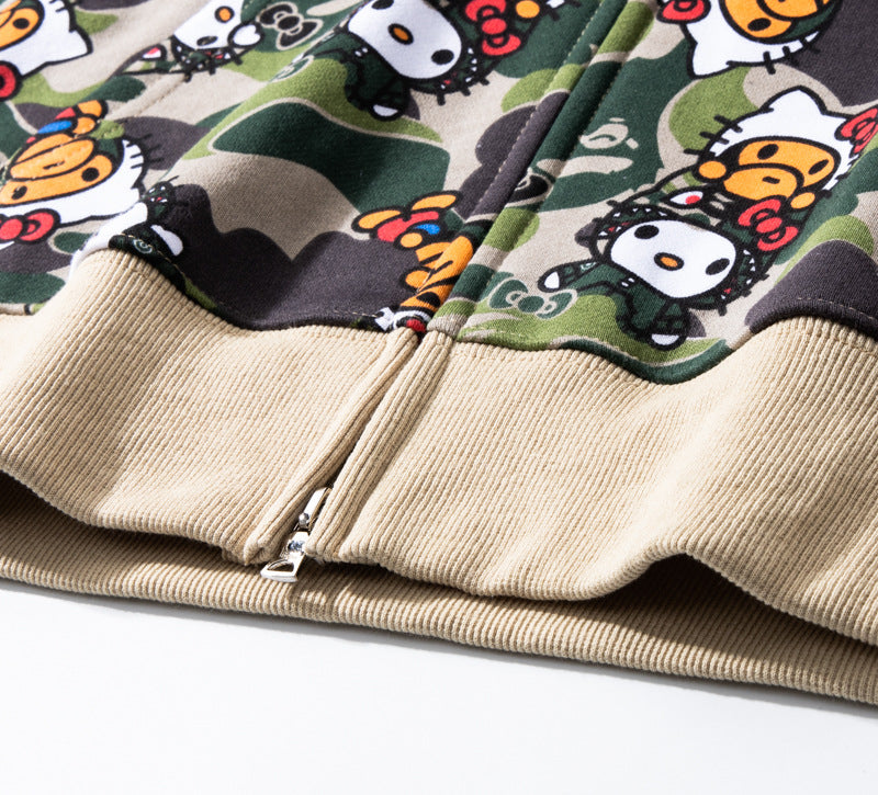 BAPE x Hello Kitty Camo Hoodie
