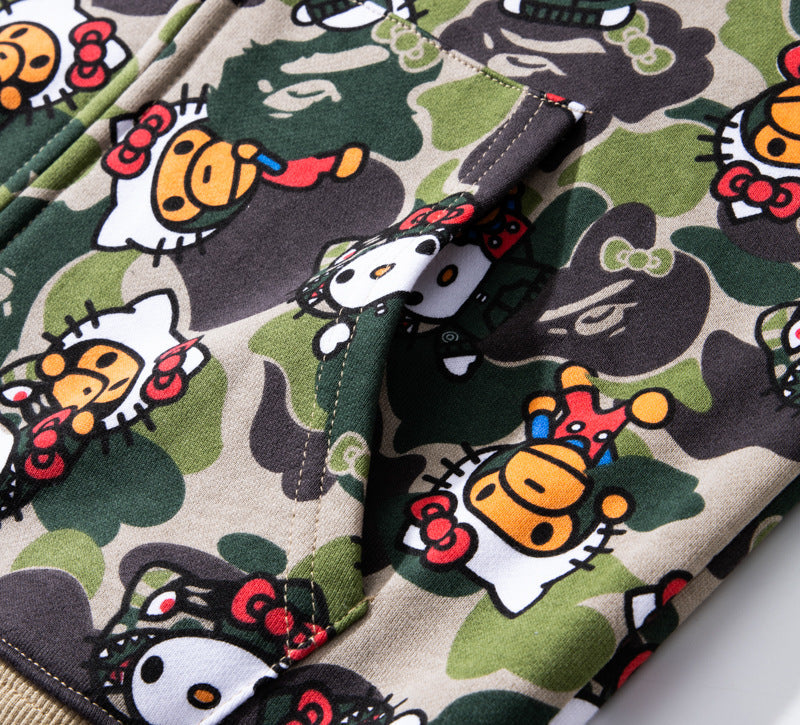 BAPE x Hello Kitty Camo Hoodie