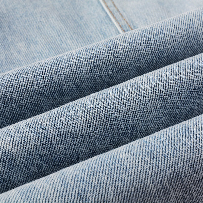 AMIRI Loose Fit Distressed Jeans – Full Length Denim