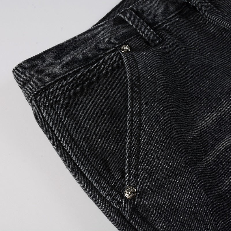 AMIRI Loose Jeans #9301 – Distressed Cotton Denim
