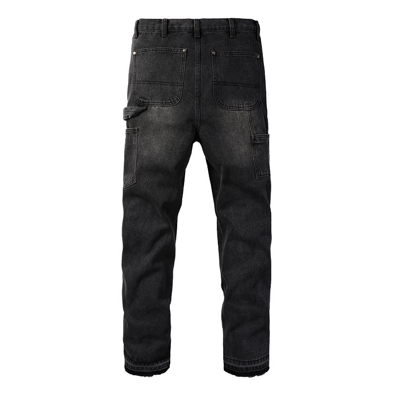 AMIRI Loose Jeans #9301 – Distressed Cotton Denim