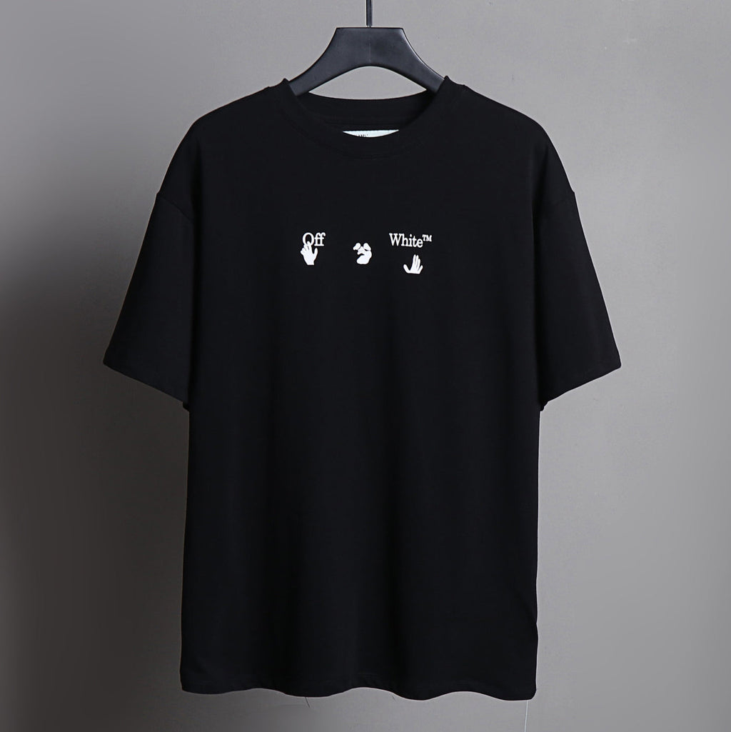 OFF-WHITE Paint Splatter Arrow Graphic T-Shirt