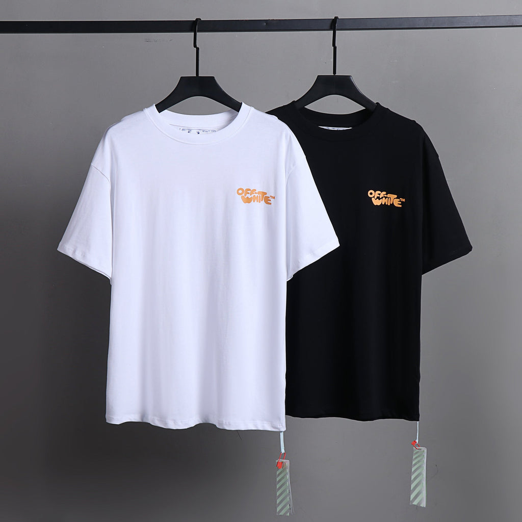 OFF-WHITE™ Gradient Cartoon Logo T-Shirt