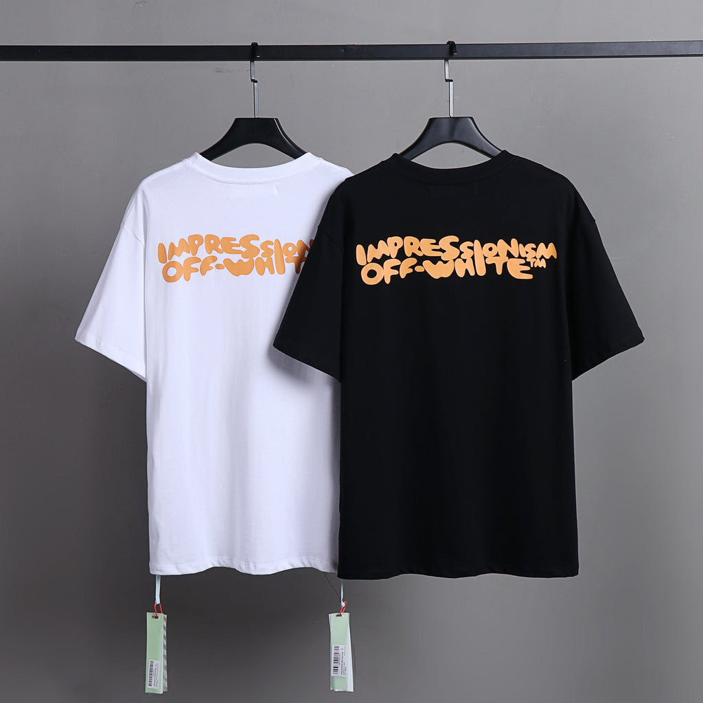 OFF-WHITE™ Gradient Cartoon Logo T-Shirt