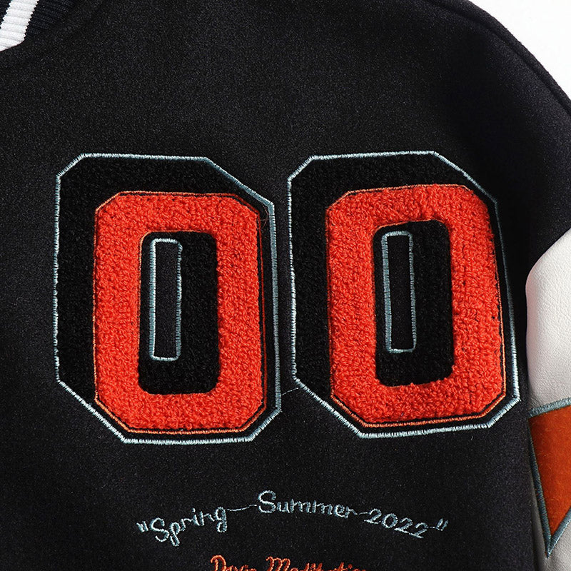 OFF WHITE Baseball Jacket – Signature Loose Fit
