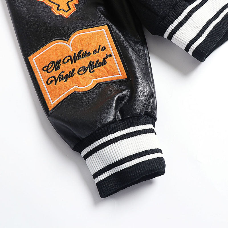OFF WHITE Baseball Jacket – Premium Streetwear Layer